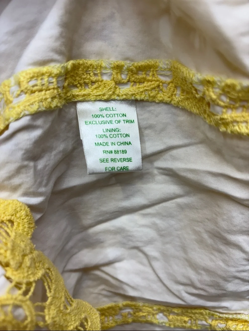Lilly Pulitzer | Yellow Strapless Lace Dress crochet 0 - Picture 7 of 7